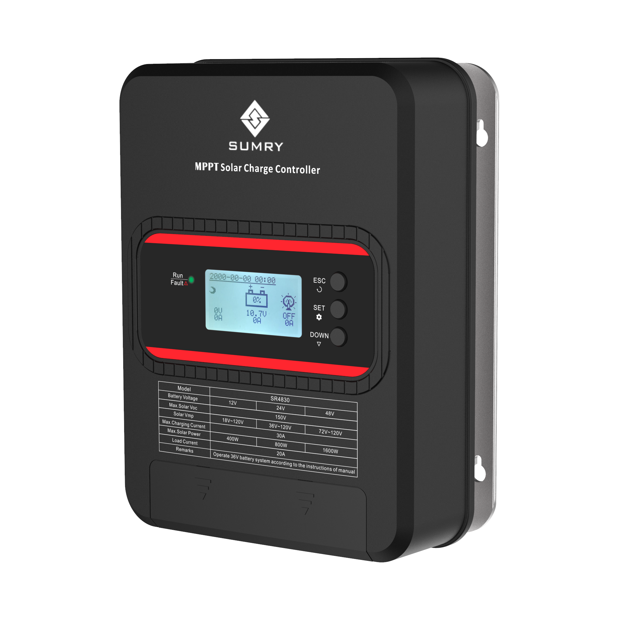 Contrôleur de charge solaire SR série MPPT